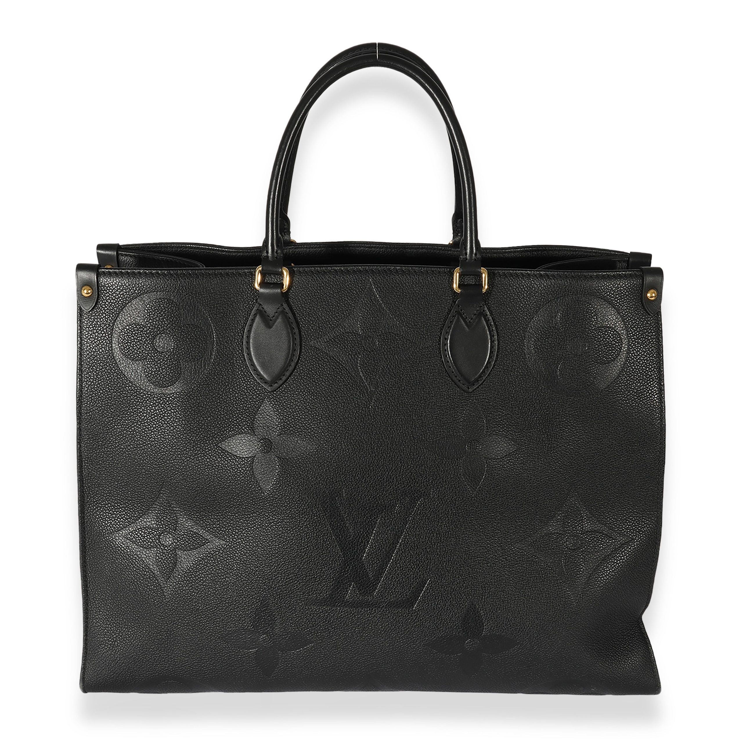 image of Louis Vuitton Black Empreinte Onthego Gm, Women's