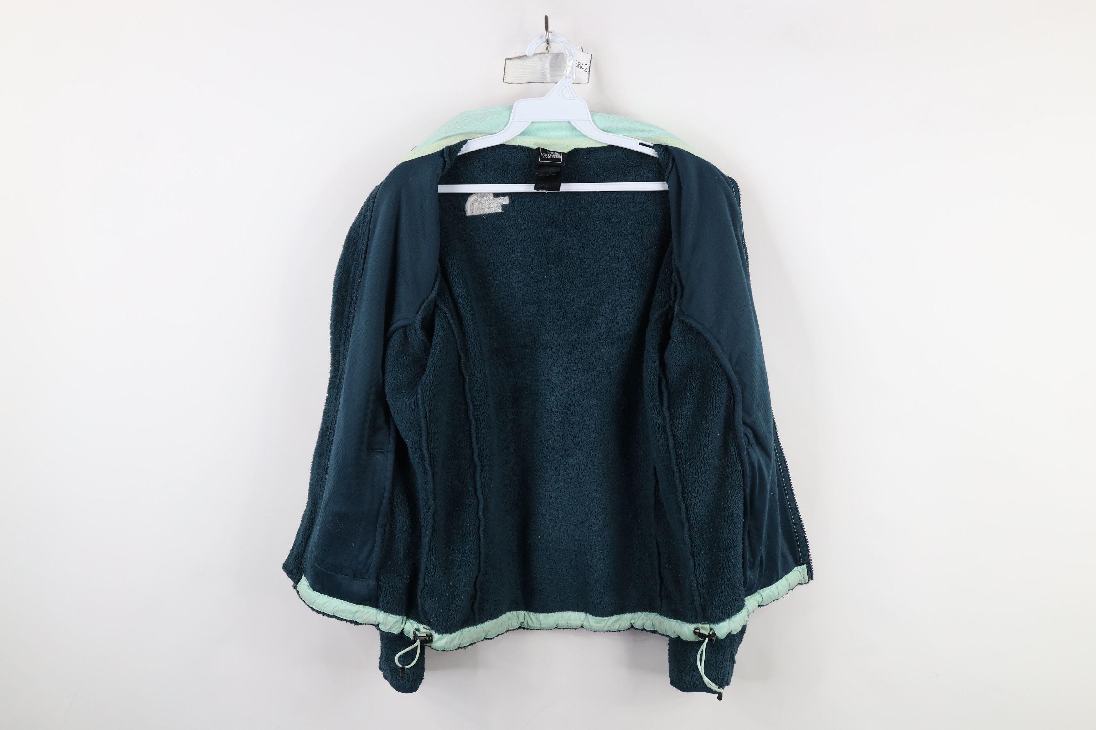 The North Face × Vintage Vintage The North Face Spell Fuzzy Shag Fleece Jacket Teal Size XS / US 0-2 / IT 36-38 - 10 Thumbnail