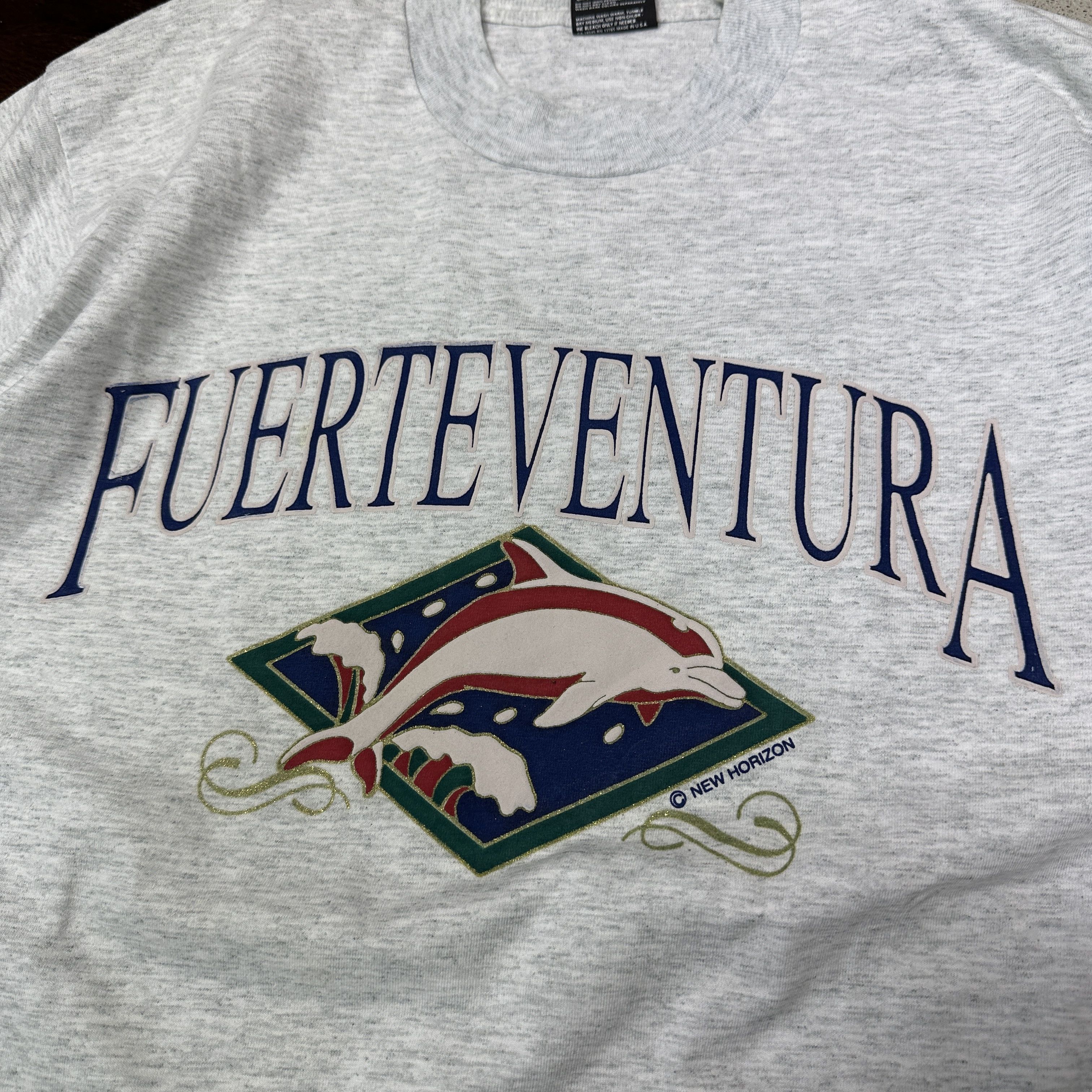 Vintage Vintage Streetwear Old School Fuertaventura T-shirt 90s Size US L / EU 52-54 / 3 - 2 Thumbnail