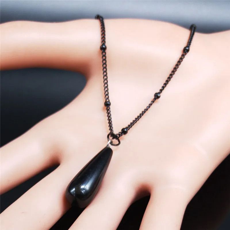Jewelry Goth Punk Heartagram Pendant Charms Necklace Size ONE SIZE - 4 Thumbnail
