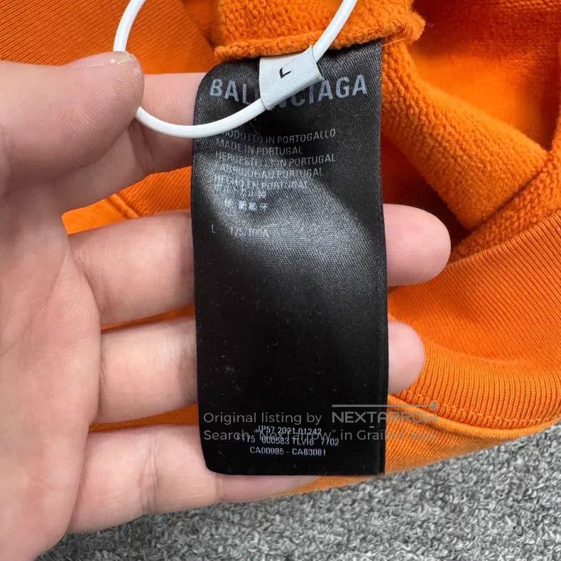 Balenciaga Balenciaga Tiger Year Limited Hooded Sweatshirt Size US L / EU 52-54 / 3 - 3 Thumbnail