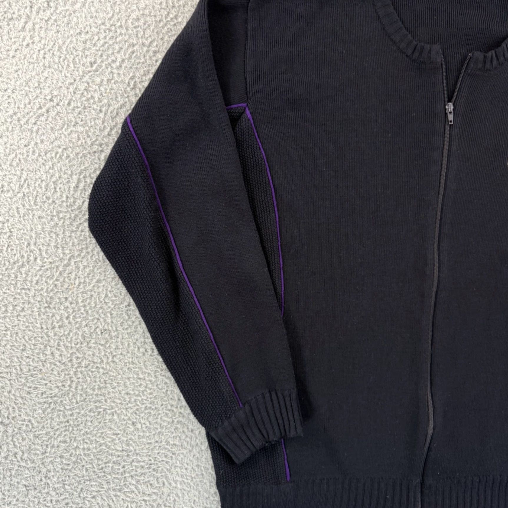 Vintage VINTAGE Stan Herman Sweater Men 2XL Black VF Imagewear Full Zip Workwear Outdoor 90s Size US XXL / EU 58 / 5 - 4 Thumbnail