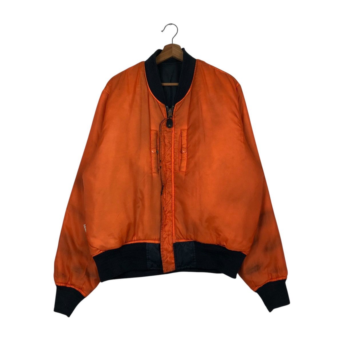 Japanese Brand × Vintage 📌Vintage Bomber Jacket Reversible Be-J For Parachute Design Size US L / EU 52-54 / 3 - 17 Thumbnail