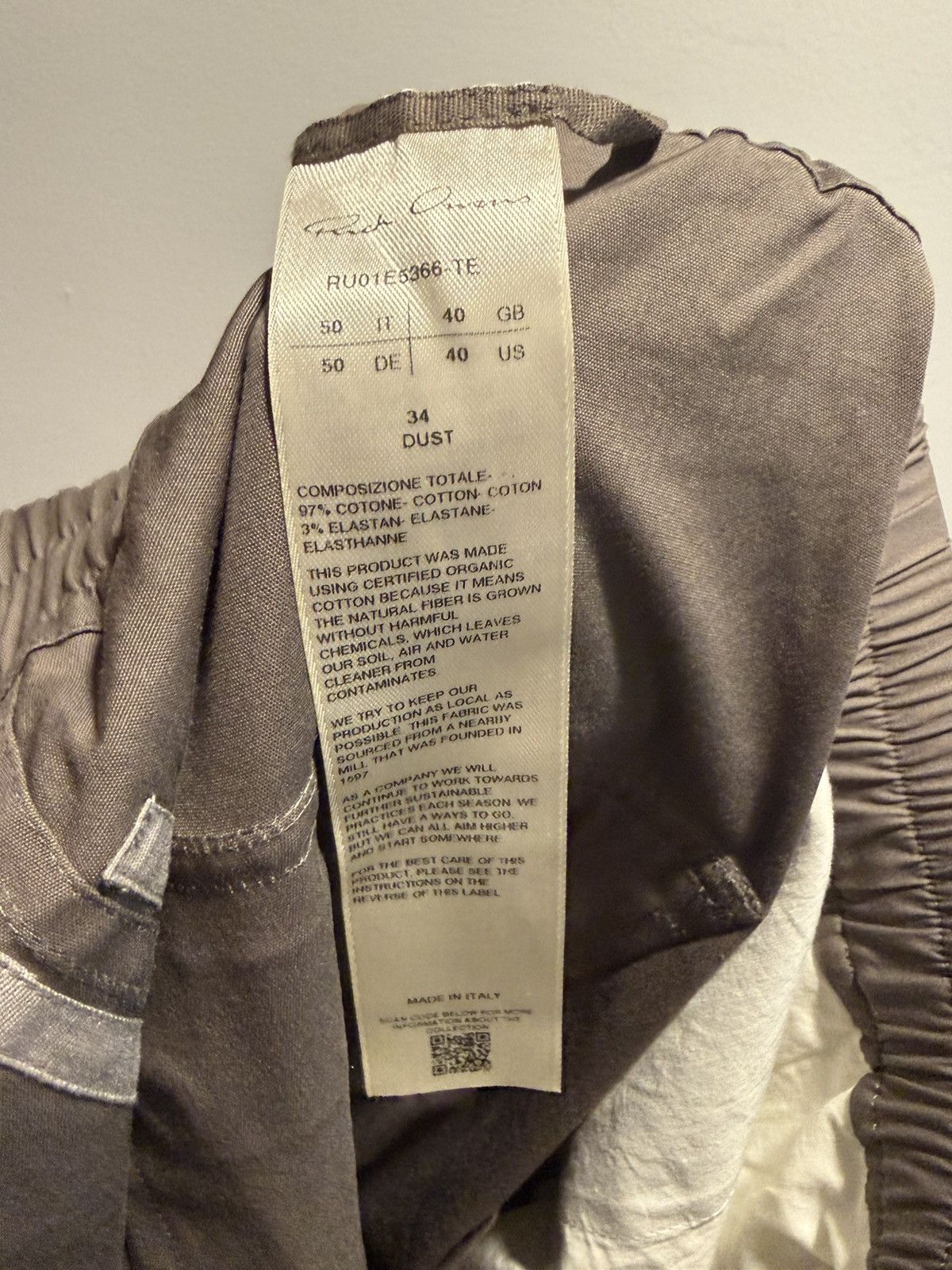 Rick Owens Rick Owens Gray Hollywood Wide Bela Trousers 34 Size US 34 / EU 50 - 3 Thumbnail