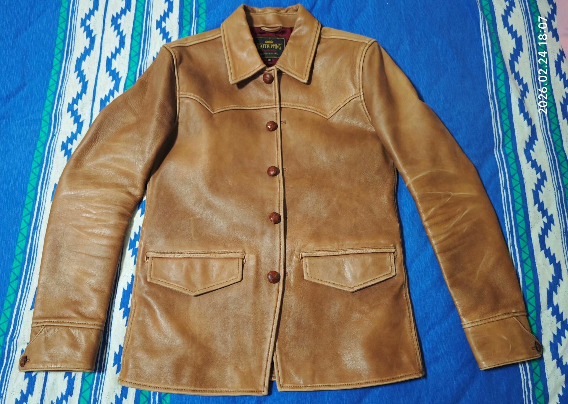 Vintage Vintage EGO TRIPPING Horsehide Leather Coat Size US M / EU 48-50 / 2 - 1 Thumbnail