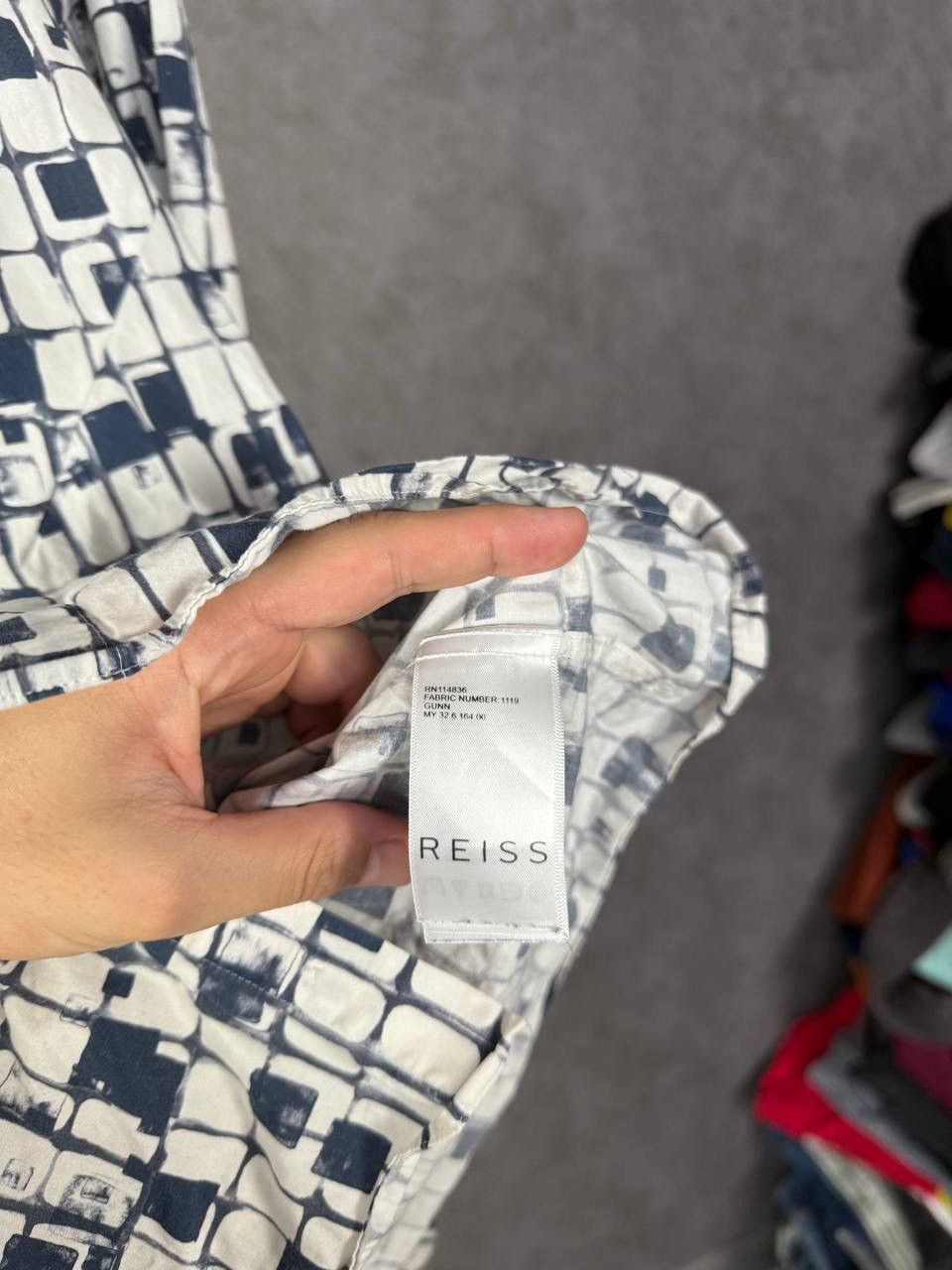 Reiss Reiss art designer shirt Size US S / EU 44-46 / 1 - 4 Thumbnail