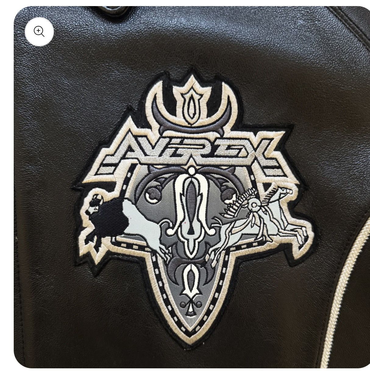 Avirex Avirex 'Gathering of The Tribes' Leather Varsity Jacket - XL Size US XL / EU 56 / 4 - 3 Thumbnail