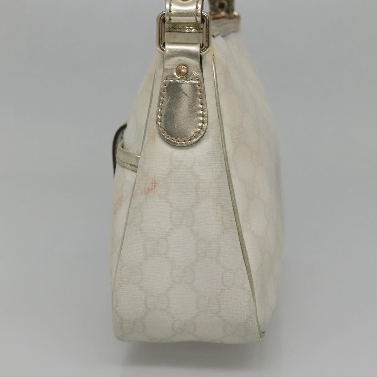 Gucci GUCCI GG Supreme Shoulder Bag Pvc White Gold Size ONE SIZE - 5 Thumbnail