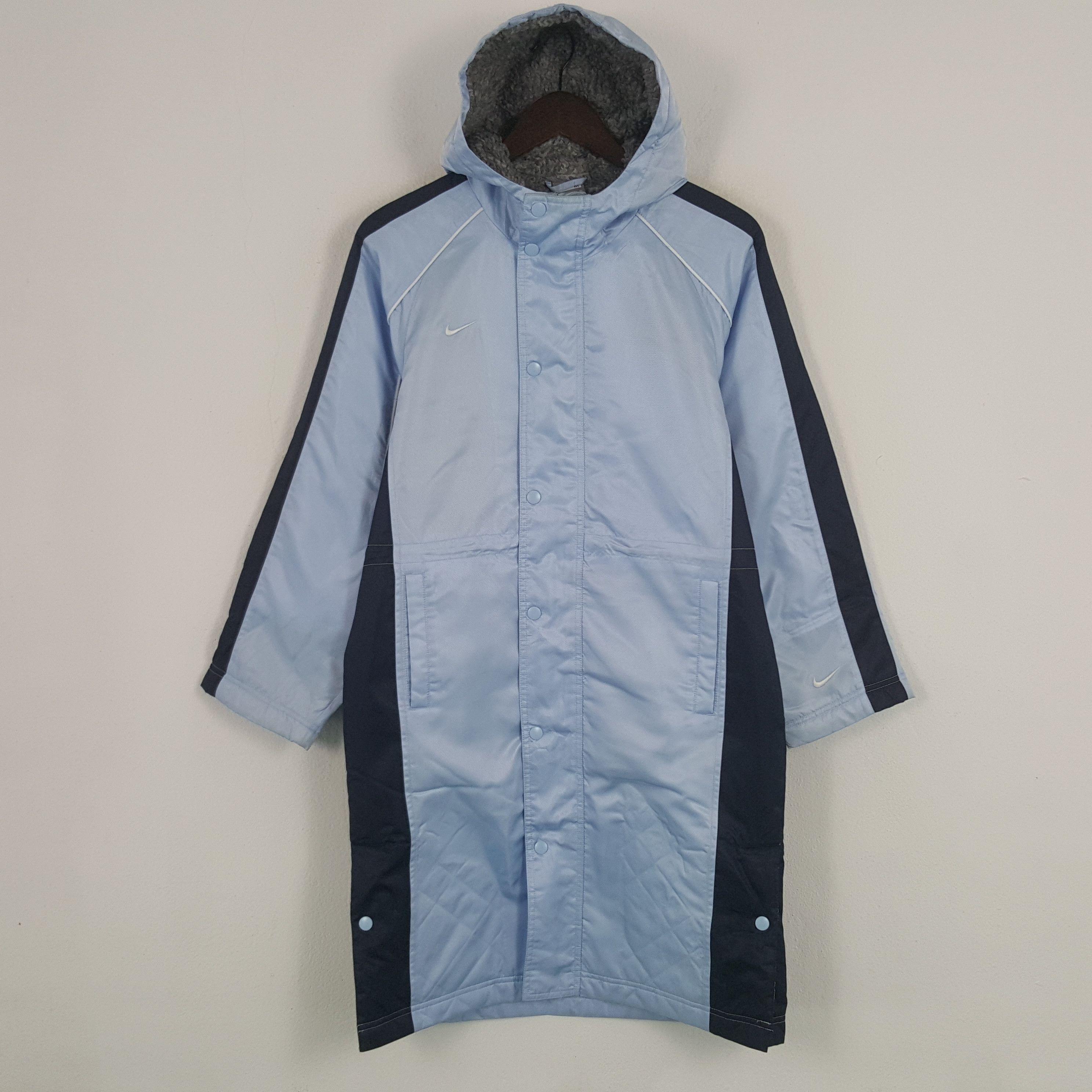 Nike × Vintage Vintage Nike Swoosh Winter Long Jacket Size US M / EU 48-50 / 2 - 3 Thumbnail