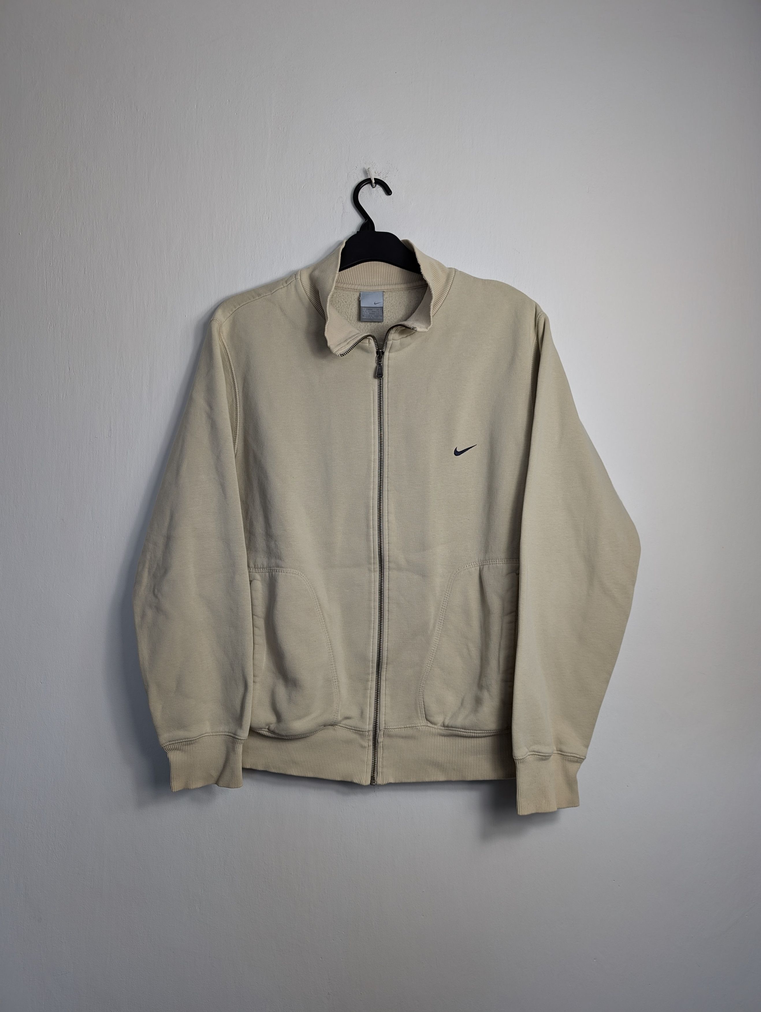Nike Nike Vintage Full Zip Sweatshirt Beige Boxy Retro Y2K Size US L / EU 52-54 / 3 - 1 Thumbnail