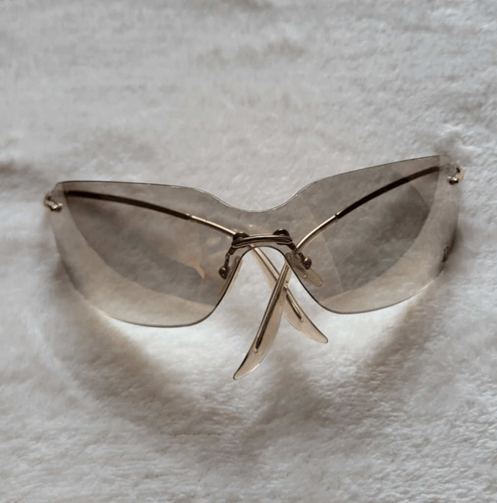 Dior DIOR Sunglasses Bowling Pop Rimless Shield Galliano Vintage Size ONE SIZE - 6 Thumbnail