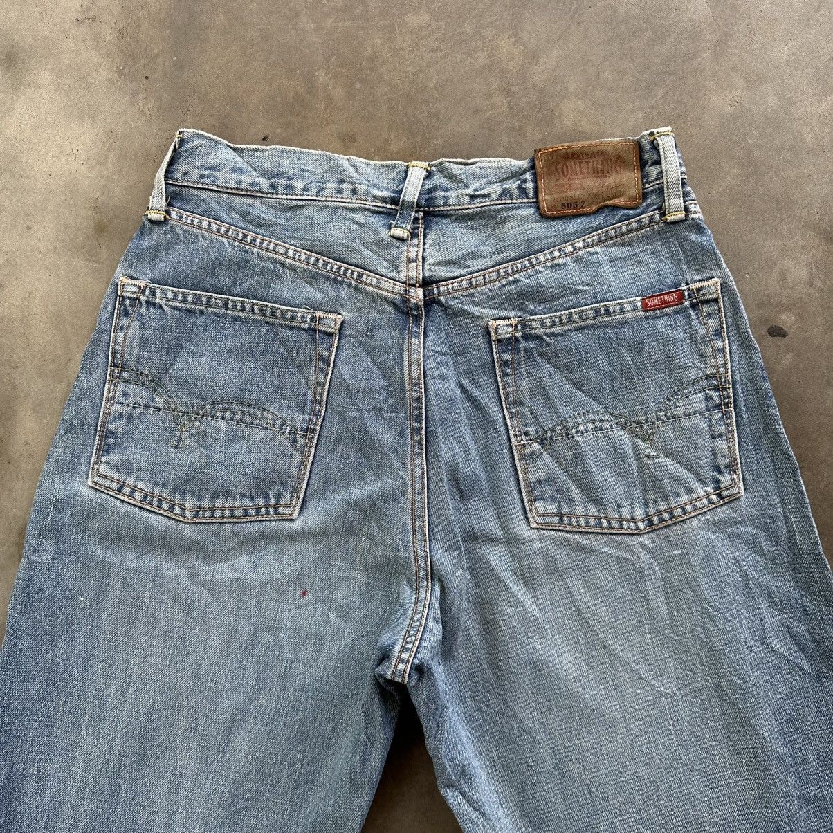 Japanese Brand Vintage Edwin Distressed Faded Denim Jean Pant W28 Size US 28 / EU 44 - 11 Thumbnail