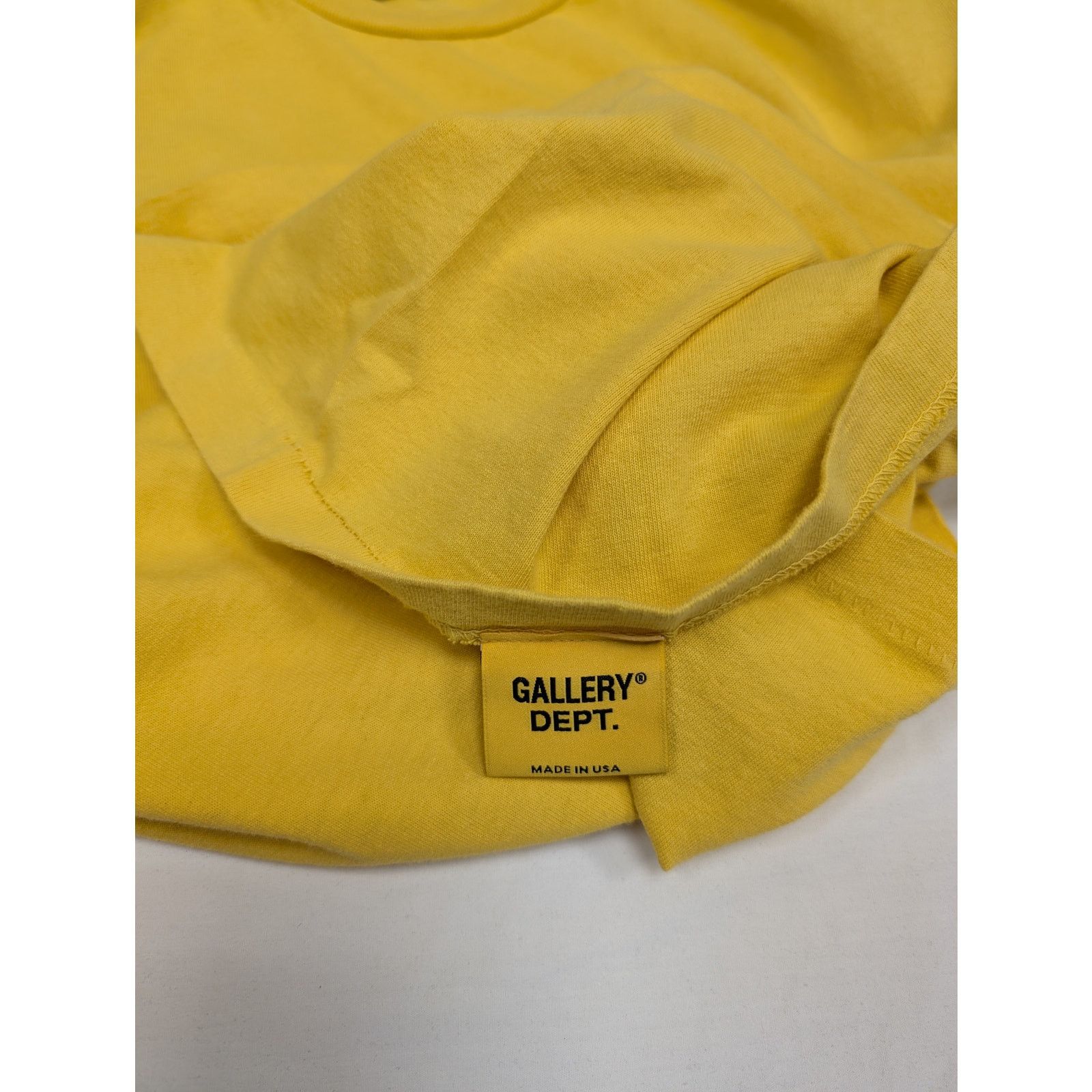 Gallery Dept. o1rshd1 Logo Tee T-Shirt in Yellow Size US S / EU 44-46 / 1 - 13 Thumbnail