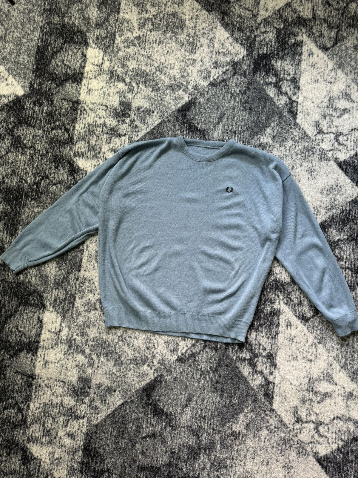 Fred Perry × Vintage Vintage Fred Perry Sweater Acrylic BOOTLEG Y2K STYLE 90s Size US XXL / EU 58 / 5 - 1 Thumbnail