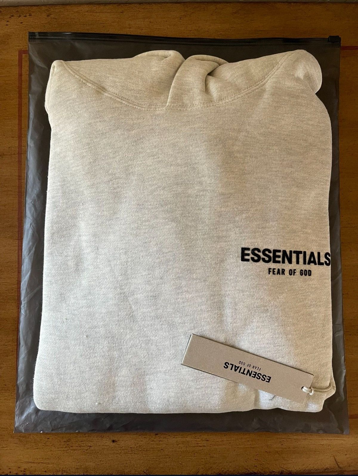 FOG × Fear of God × Pacsun FOG - Essentials Fear Of God Hoodie Sz X-Large Light Oatmeal Size US XL / EU 56 / 4 - 3 Thumbnail