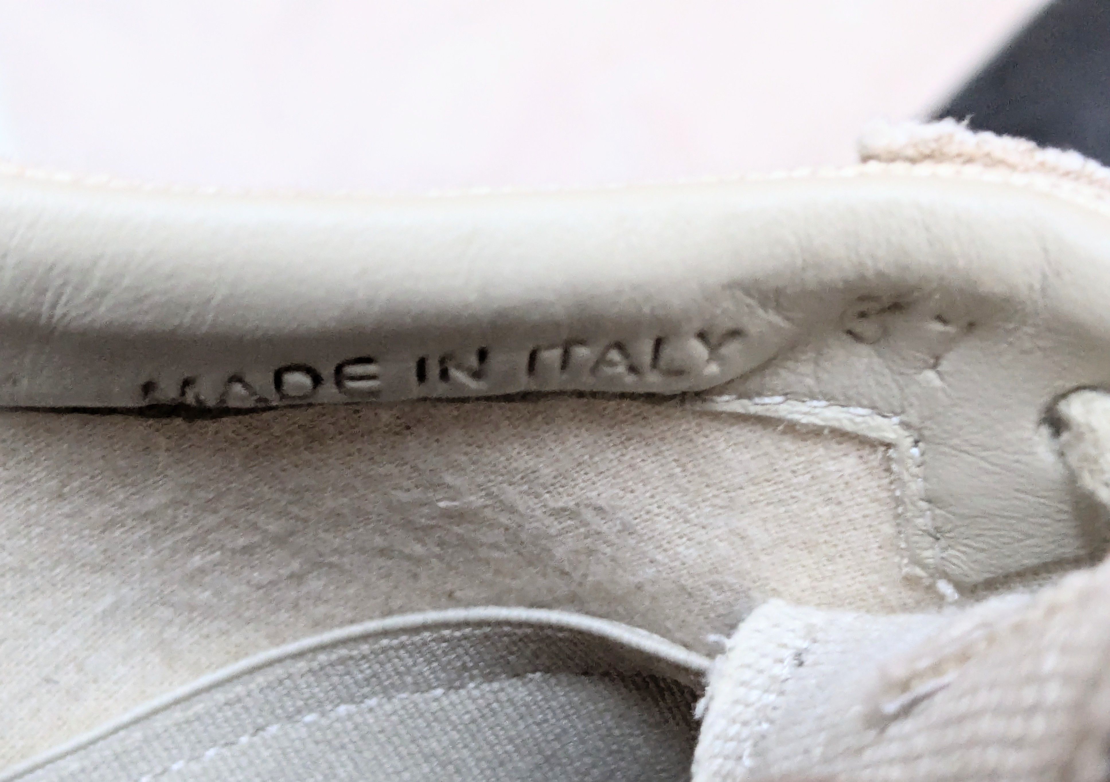 Jewelry Maison Margiela Replica GAT Beige Canvas Low 37 7 Size US 7 / IT 37 - 6 Thumbnail