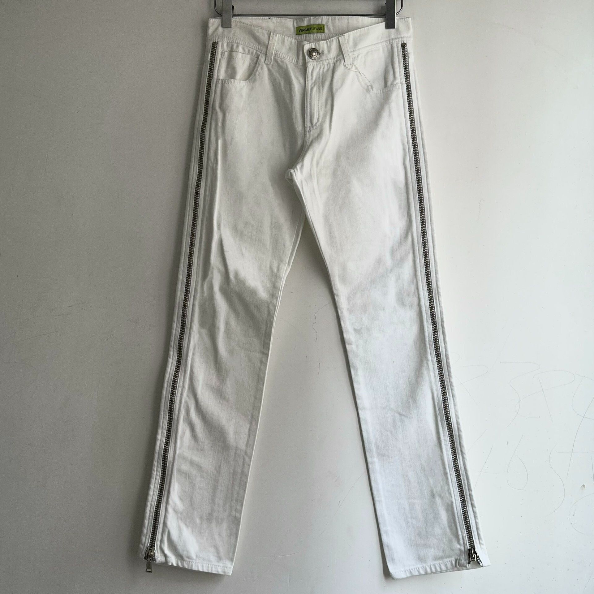 Versace Jeans Couture versace jeans side zip denim pants Size US 31 - 1 Thumbnail