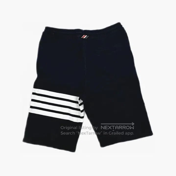 Thom Browne Thom Browne Classic Striped Navy Blue Shorts. Size US 34 / EU 50 - 1 Thumbnail
