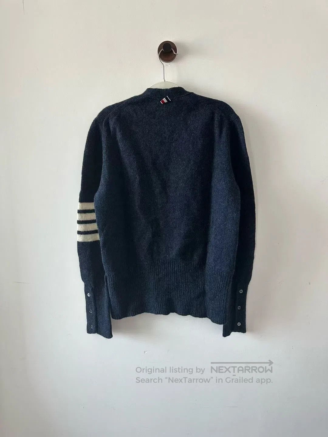 Thom Browne Thom Browne Blue Wool Cardigan. Size US L / EU 52-54 / 3 - 2 Thumbnail