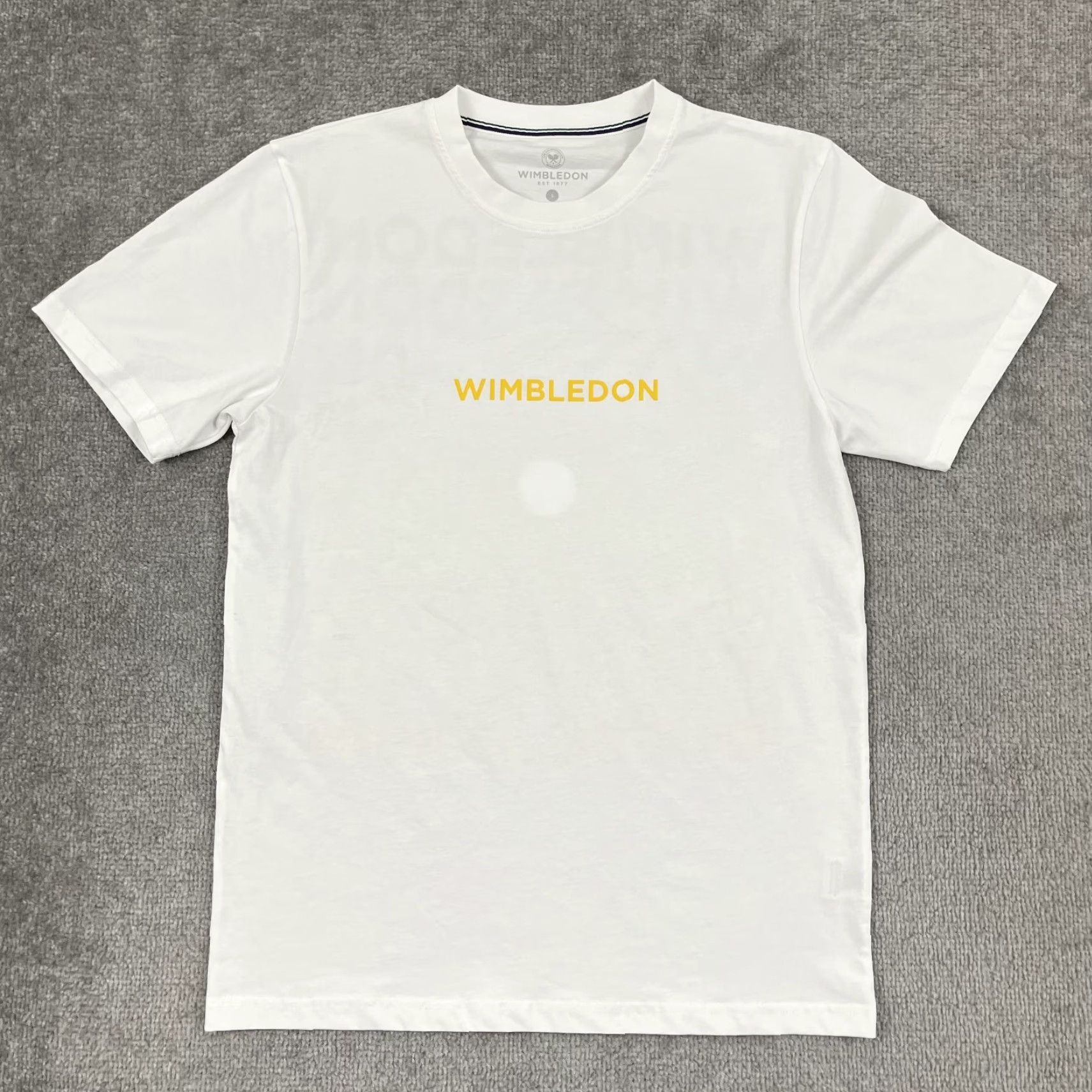 Vintage US Open Wimbledon Tennis Shirt Mens Small White Swirl Graphic Tee Preppy Sport Size US S / EU 44-46 / 1 - 3 Thumbnail