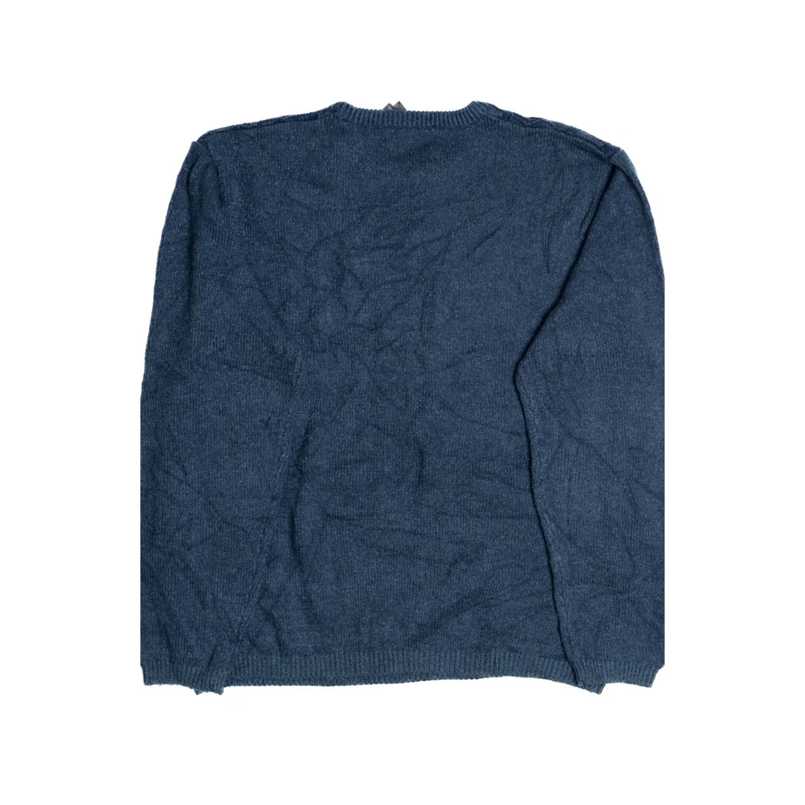 Vintage Crazy Horse Claiborne Argyle Grid Sweater Shirt Medium Blue Acrylic Nylon Vintage 2010s Mens Size M / US 6-8 / IT 42-44 - 2 Thumbnail