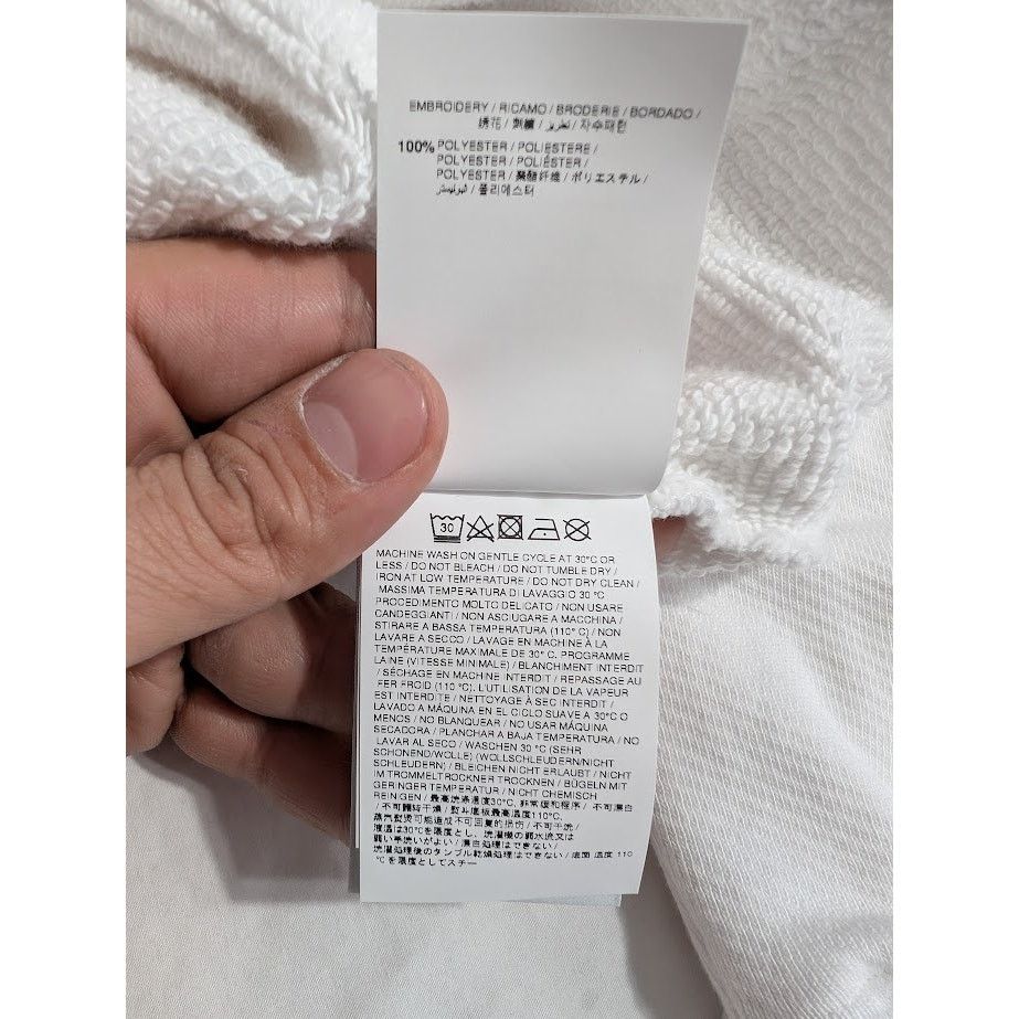 Off-White o1rshd1 Diags Bit Book Skate Hoodie in White/Black Size US M / EU 48-50 / 2 - 16 Thumbnail
