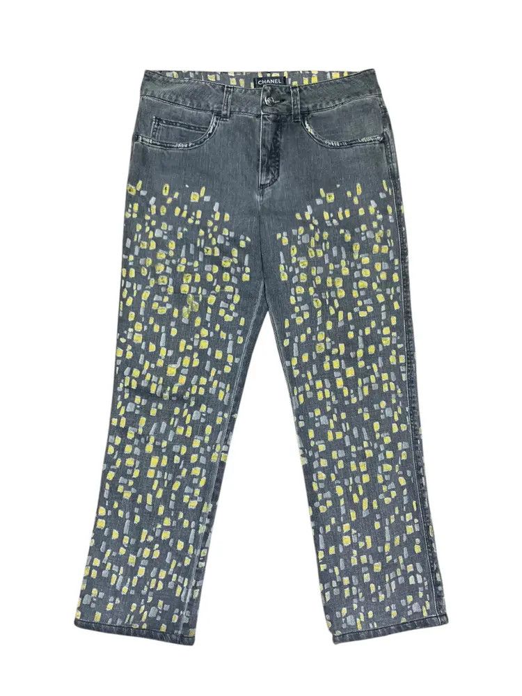 Chanel SS 2011 Chanel disteressed straight leg jeans Size 30" / US 8 / IT 44 - 2 Thumbnail