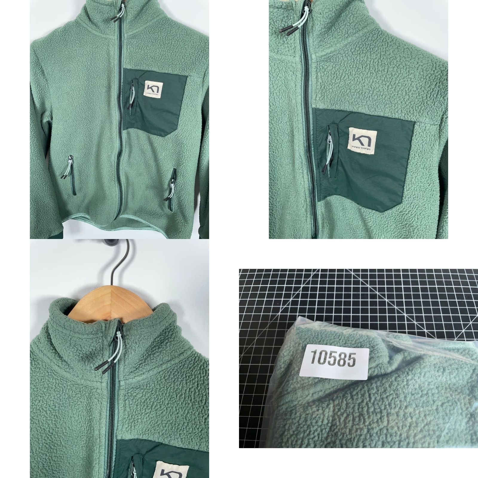 Vintage Kari Traa Rothe Midlayer Jacket Women's M Green Full Zip Lightweight Pockets Unlined Fleece 622569 Style Outdoor Retro 90s? Size M / US 6-8 / IT 42-44 - 9 Thumbnail