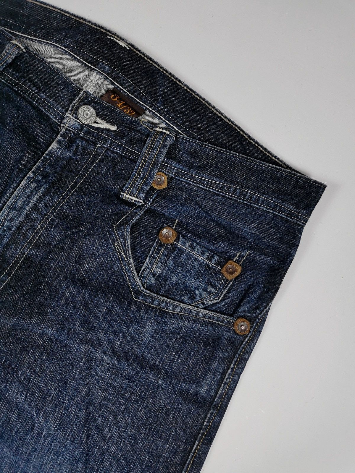 Levi's Vintage Levis 502 Regular Fit Denim Jeans Size US 35 - 8 Thumbnail