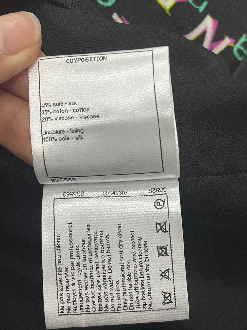 Chanel chanel Colourful letter logo printed high-waisted shorts Size 24" / US 00 / IT 34 - 6 Thumbnail