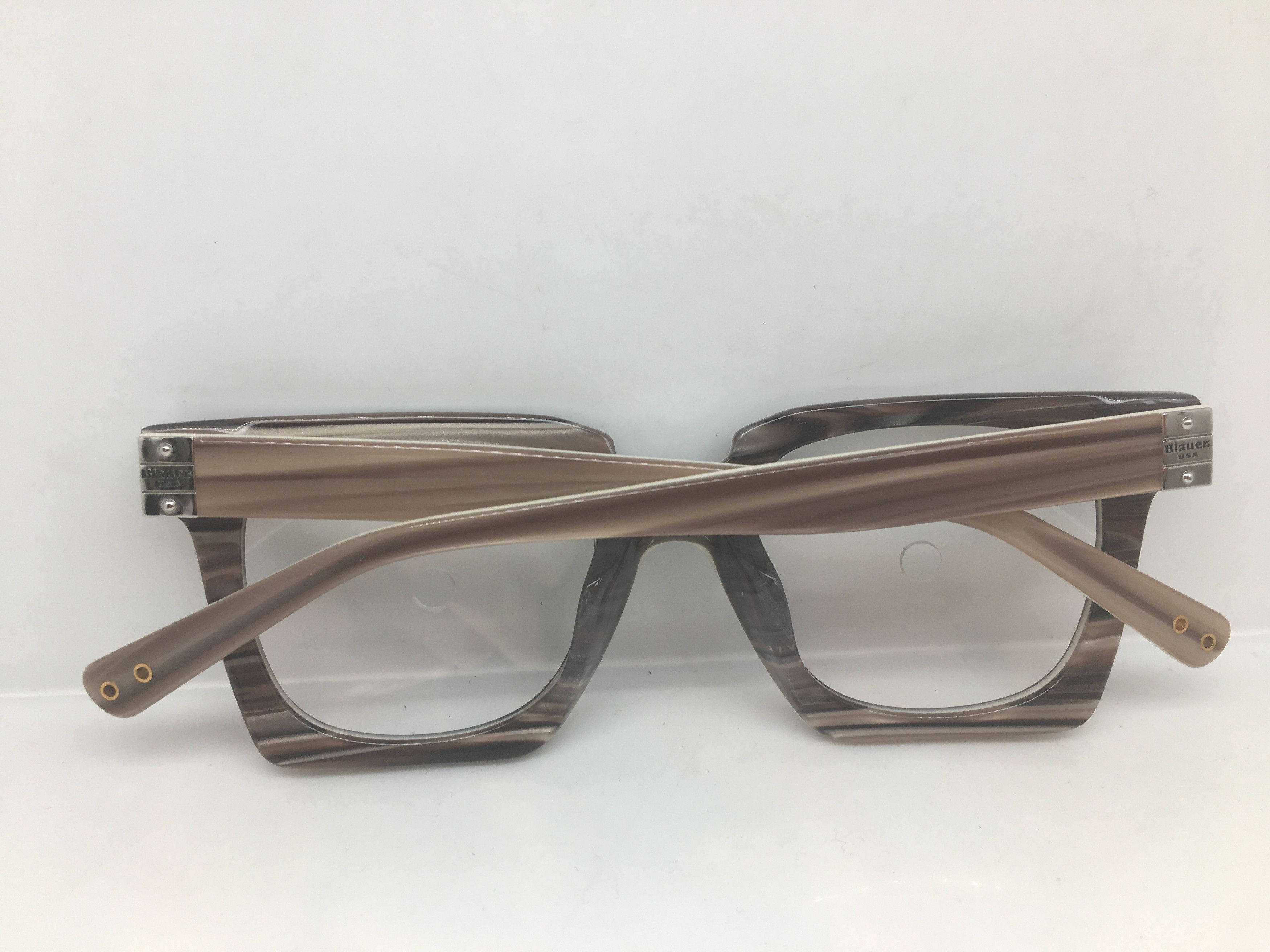 Other Blauer Brown Wood Gain PREPPY Eyeglasses Frame Size ONE SIZE - 7 Thumbnail