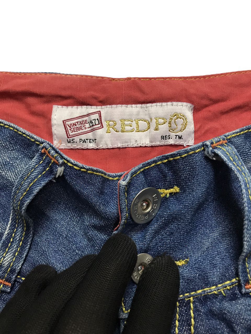 Japanese Brand Red Pepper Embroidery Jeans Size 27" / US 4 / IT 40 - 6 Thumbnail