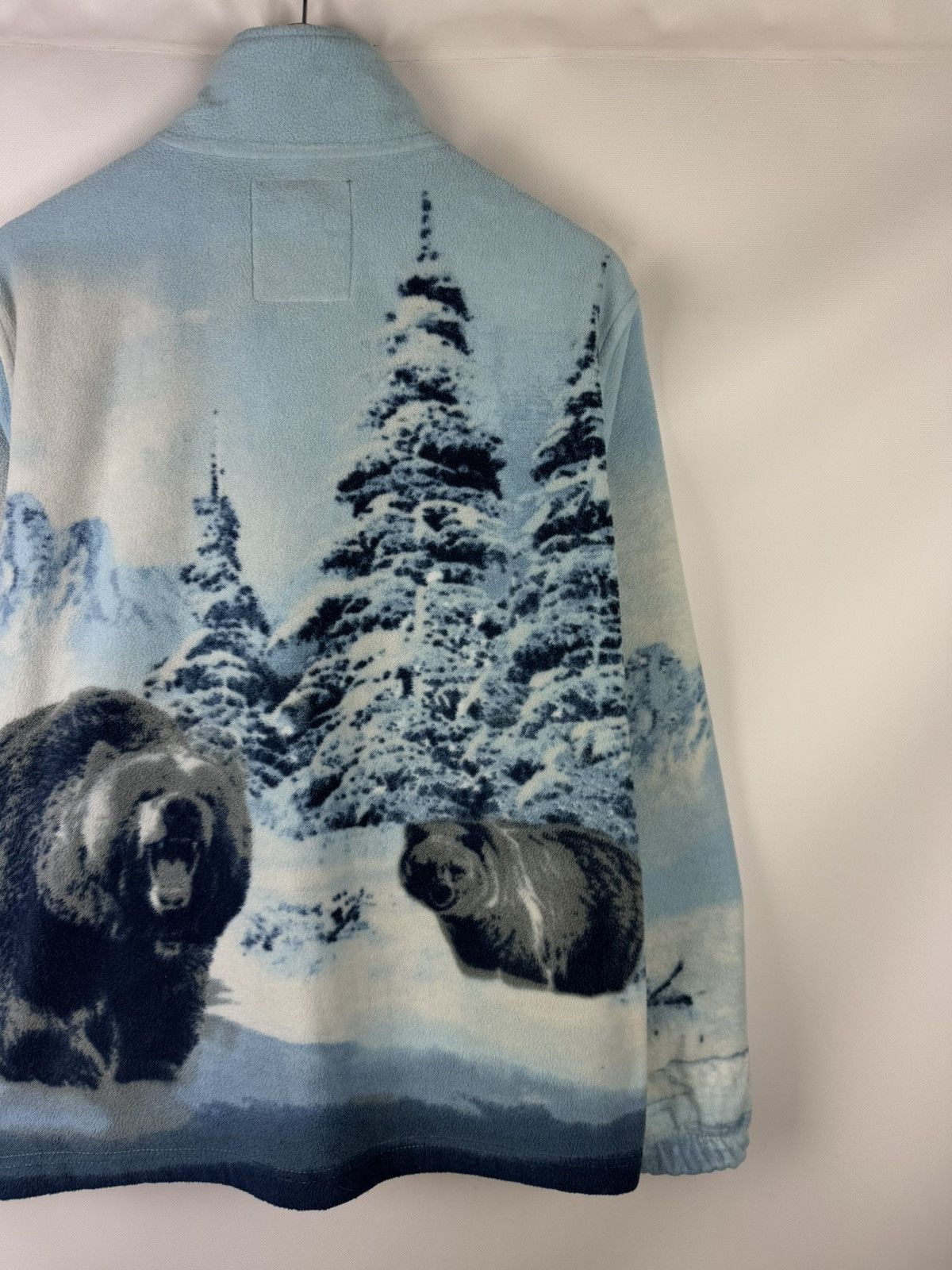 Vintage Vintage Bear Animal Pattern Fleece Jacket Size L Size US L / EU 52-54 / 3 - 15 Thumbnail