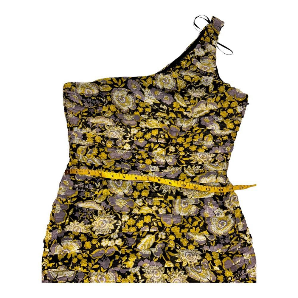 Zara Zara l NWT Floral One Shoulder Ruched Dress Medium Size M / US 6-8 / IT 42-44 - 5 Thumbnail