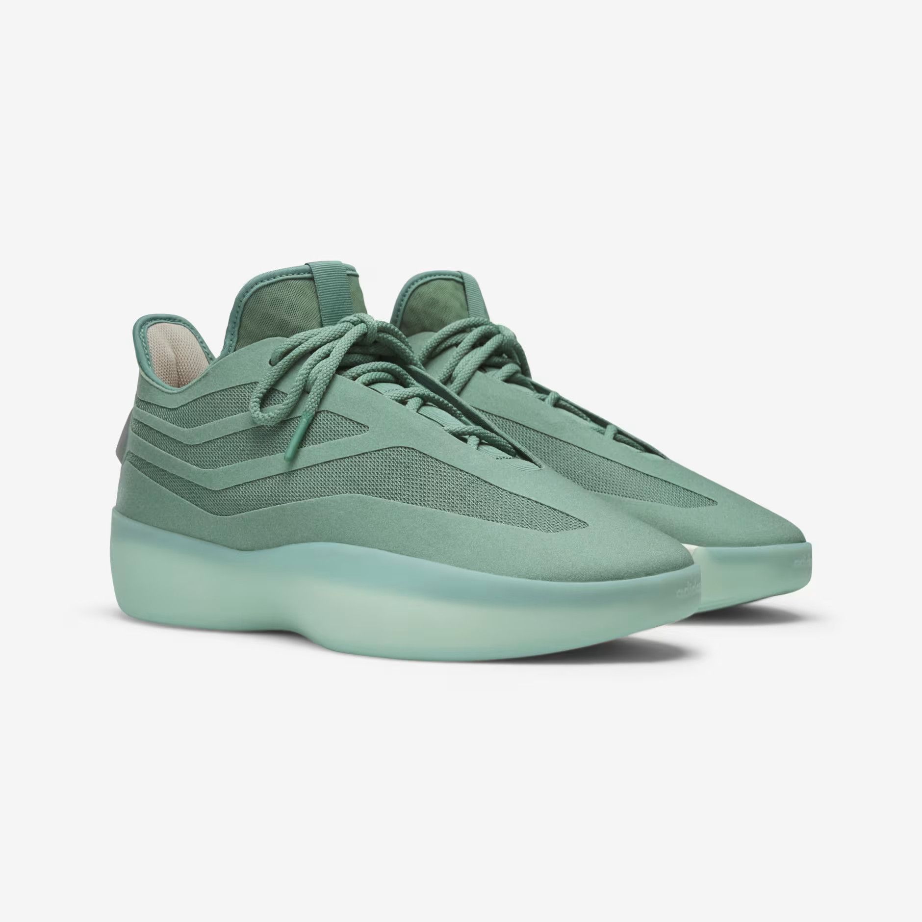 Adidas × Fear of God o1mle0426 Baskerball Sneakers in Green Size US 7 / EU 40 - 2 Thumbnail