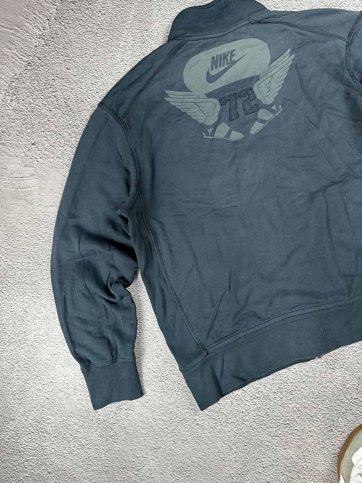 Nike Vintage Nike Jordan 72 Full Zip Hoodie Faded Distressed Size US XL / EU 56 / 4 - 8 Thumbnail