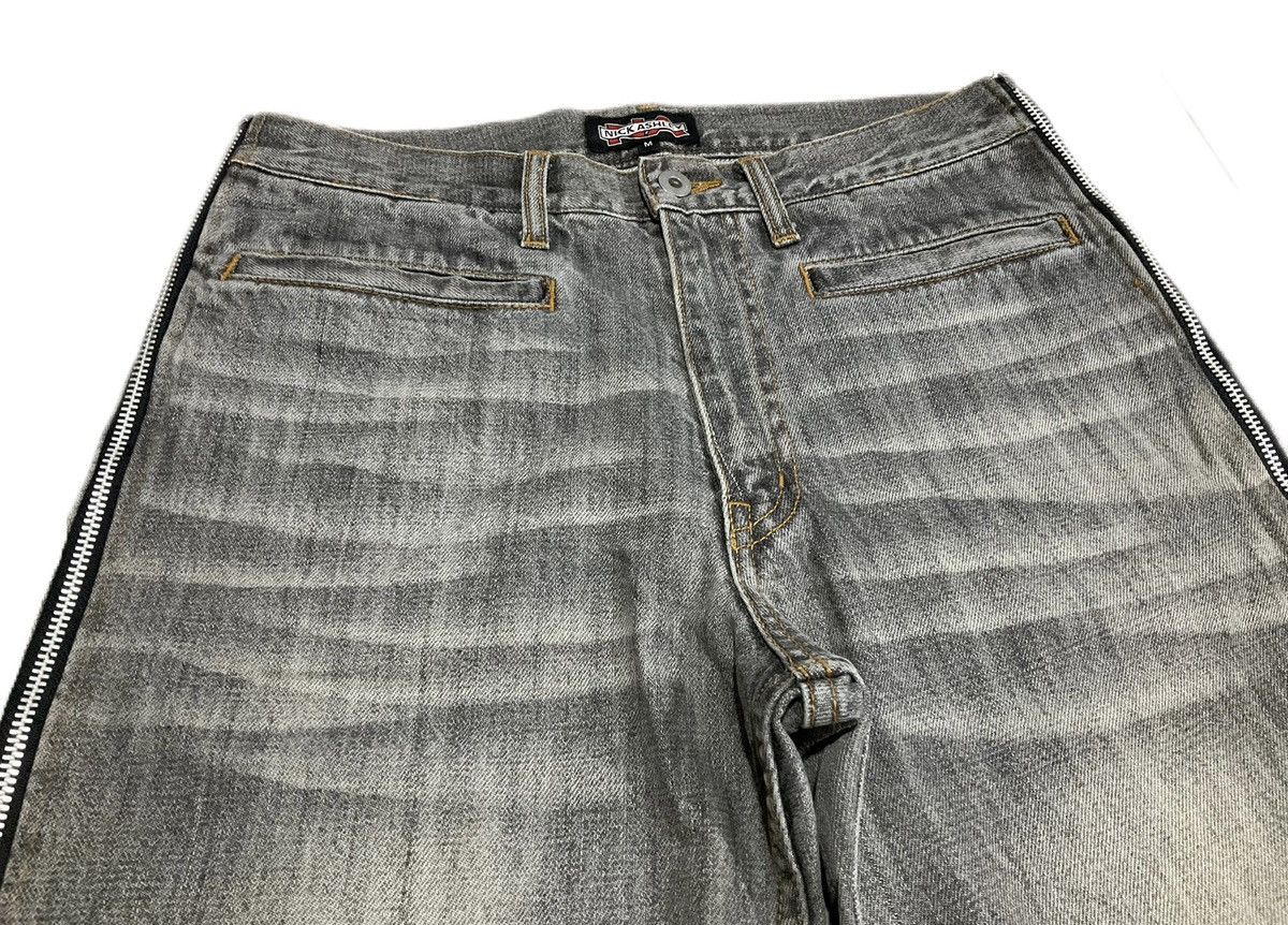 Hysteric Glamour × Japanese Brand × Le Grande Bleu (L.G.B.) 🔥Sick Y2K Nick Ashley Zipper Flared Denim Size US 30 / EU 46 - 6 Thumbnail