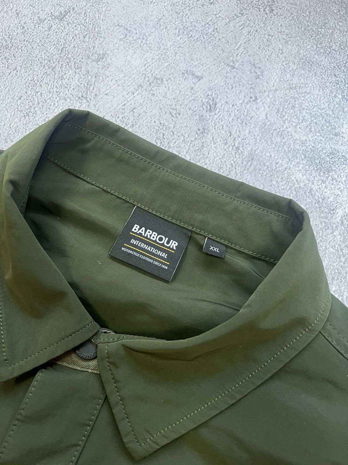 Barbour × Japanese Brand Barbour International Nylon Coach Jacket Khaki Mens: XXL Size US XXL / EU 58 / 5 - 8 Thumbnail