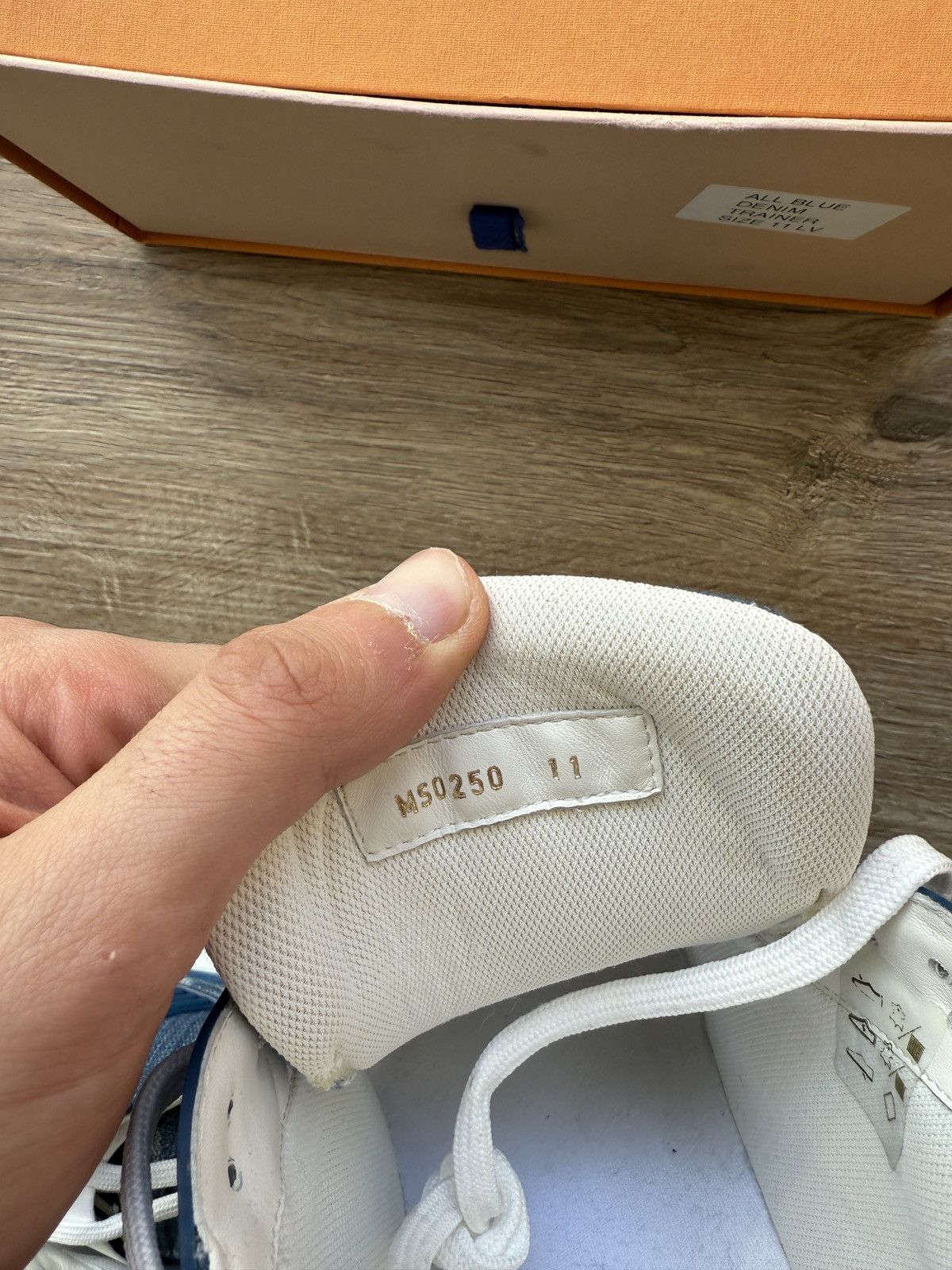 Louis Vuitton Louis Vuitton Denim trainer Sneakers Size US 12 / EU 45 - 8 Thumbnail