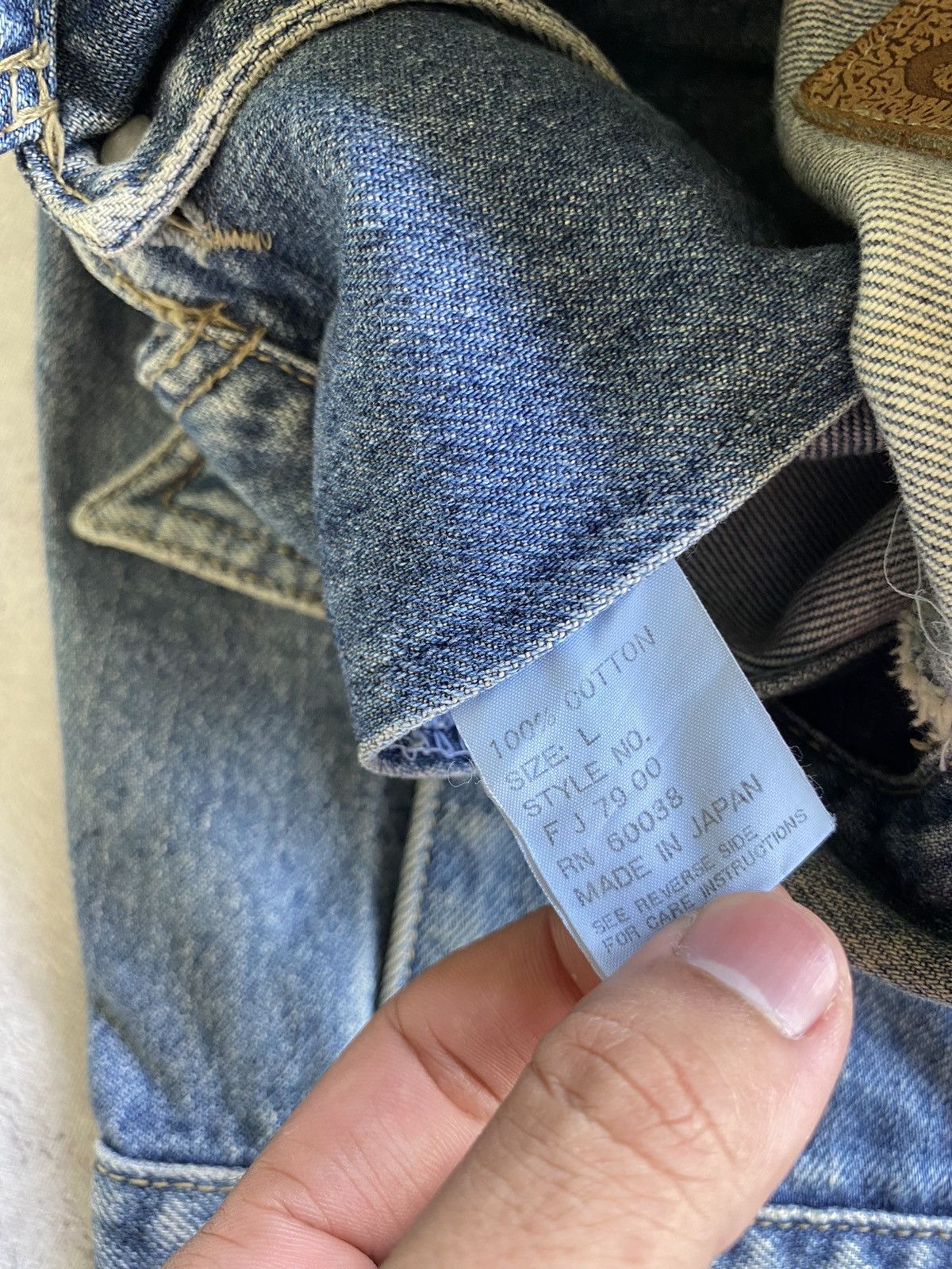 Vintage Vintage Code Bleu Japan Denim Jacket Size L Size US L / EU 52-54 / 3 - 8 Thumbnail