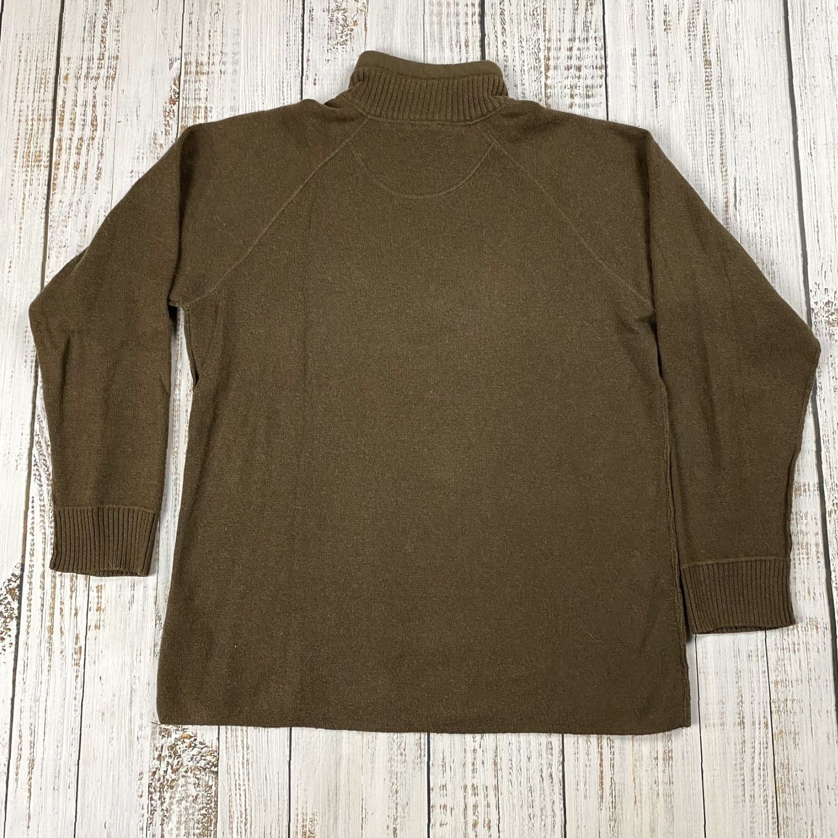 The North Face THE NORTH FACE Pullover Sweater 1/4 Zip Long Sleeve Regular Fit Mens Large Brown Outdoor Size US L / EU 52-54 / 3 - 7 Thumbnail