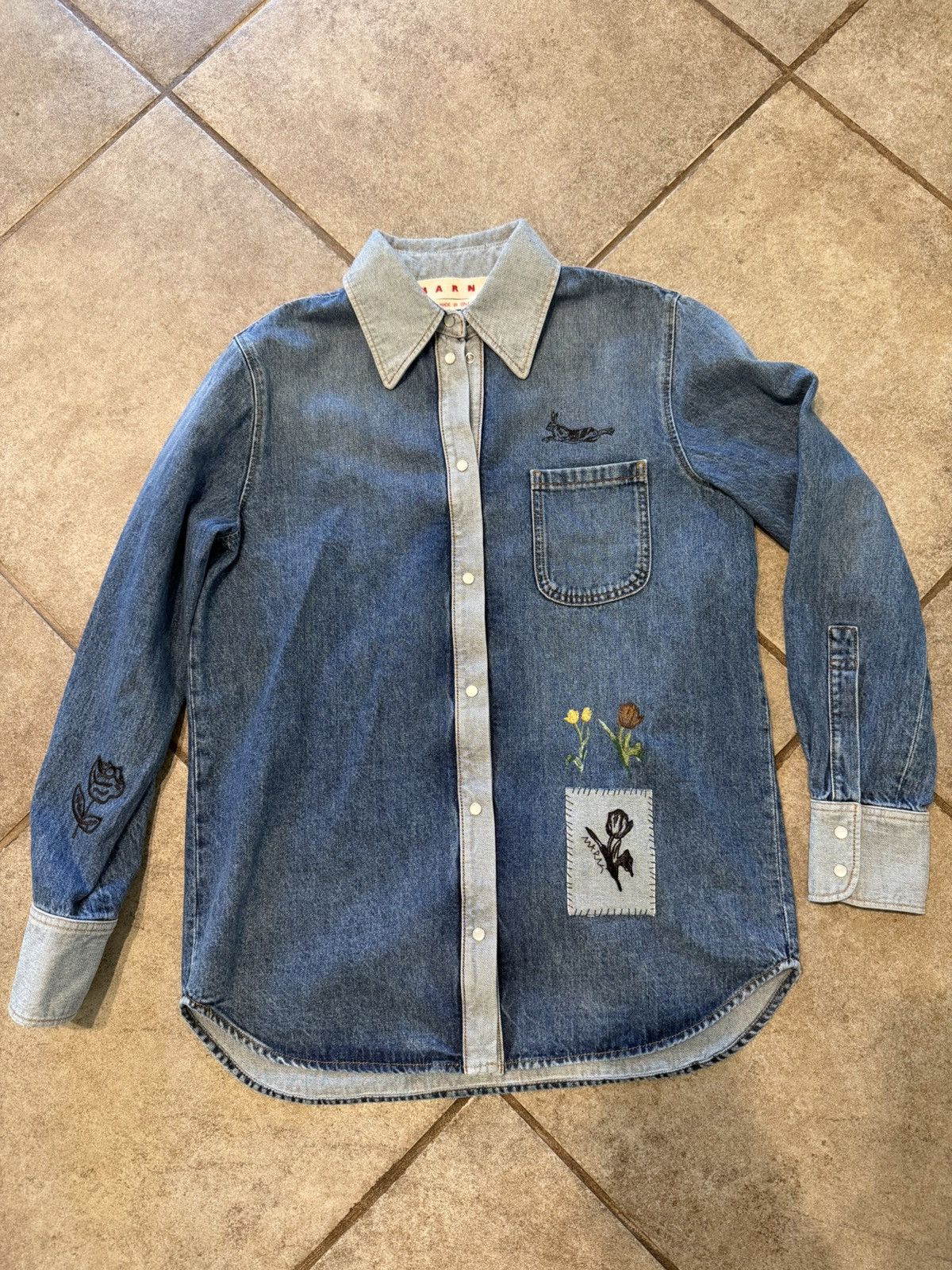 Marni Marni Denim Jacket Size M / US 6-8 / IT 42-44 - 1 Thumbnail