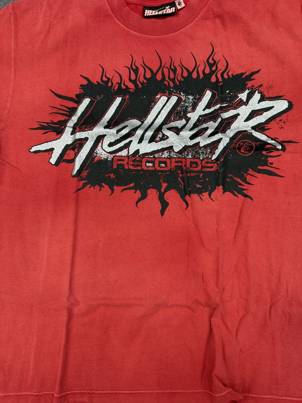 HELLSTAR Hellstar Records T-Shirt Size US XL / EU 56 / 4 - 2 Thumbnail