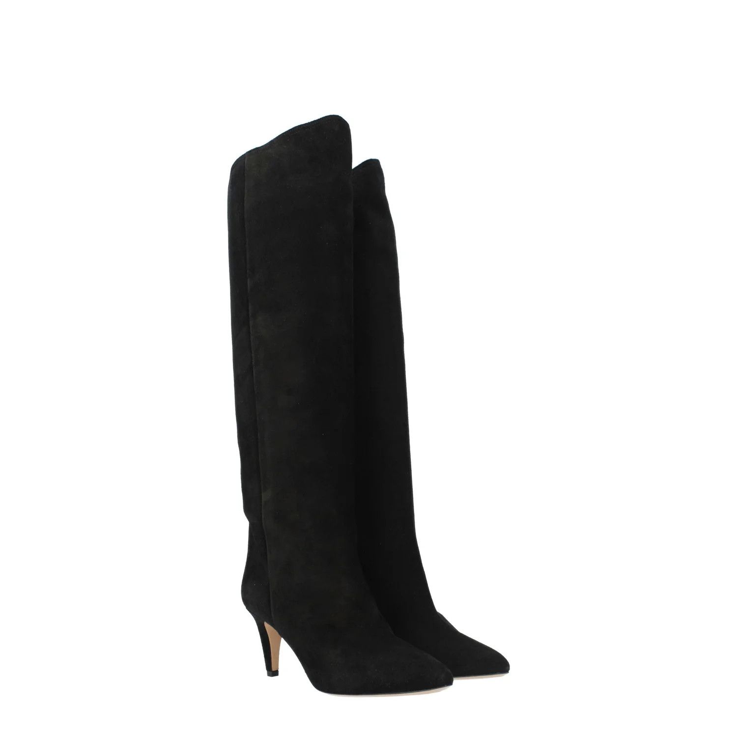 Isabel Marant ob1o1e1124 Suede Boots in Black Size US 7 / IT 37 - 2 Thumbnail