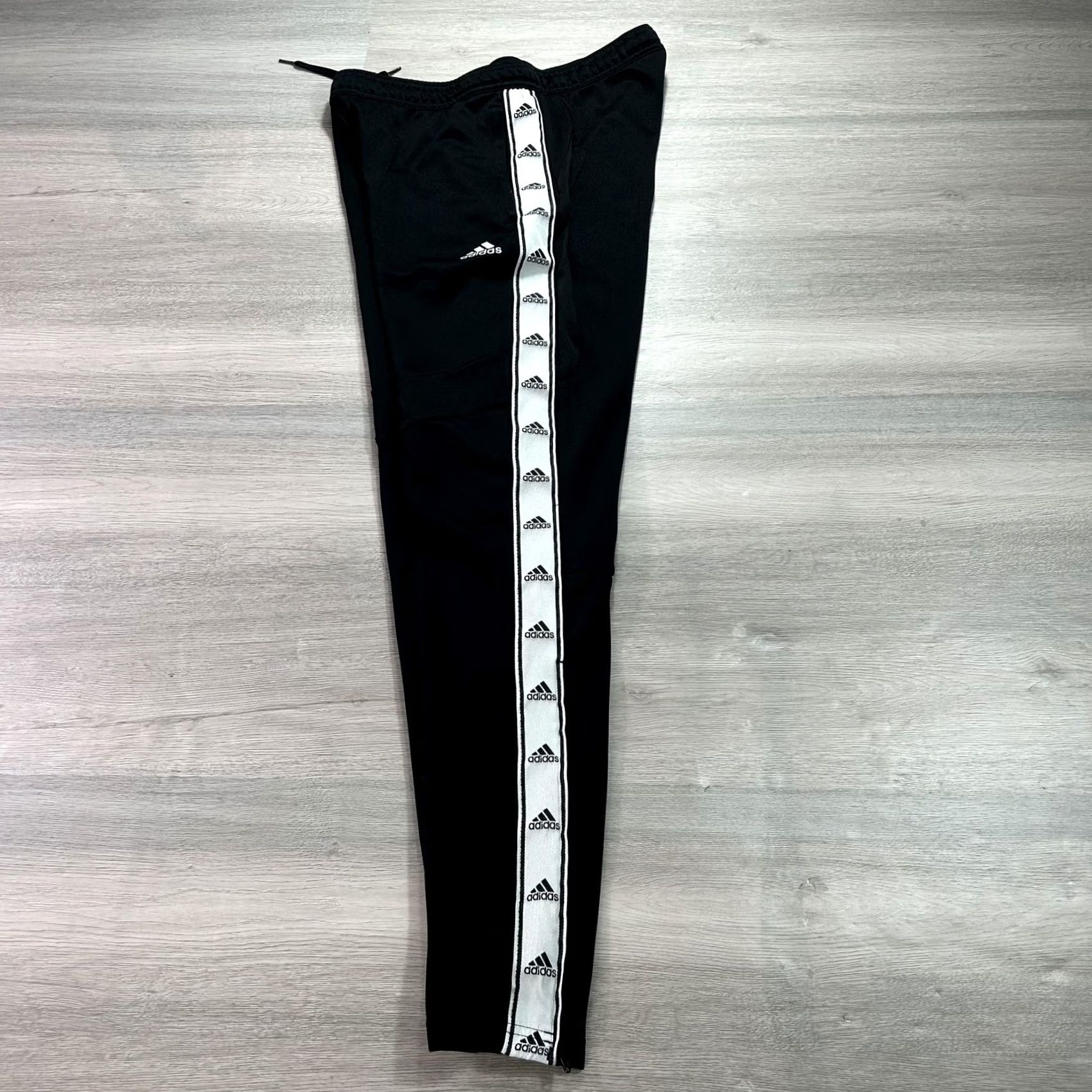 Adidas Adidas Track Pants Womens Small Black Climacool Taped Zip Joggers FK6975 Size 28" / US 6 / IT 42 - 2 Thumbnail