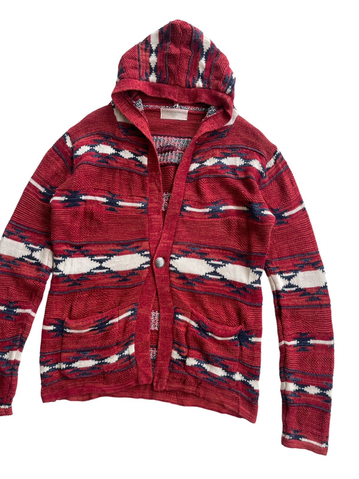 Japanese Brand Vintage Cable Knit Aztec Sweater Size US M / EU 48-50 / 2 - 6 Thumbnail