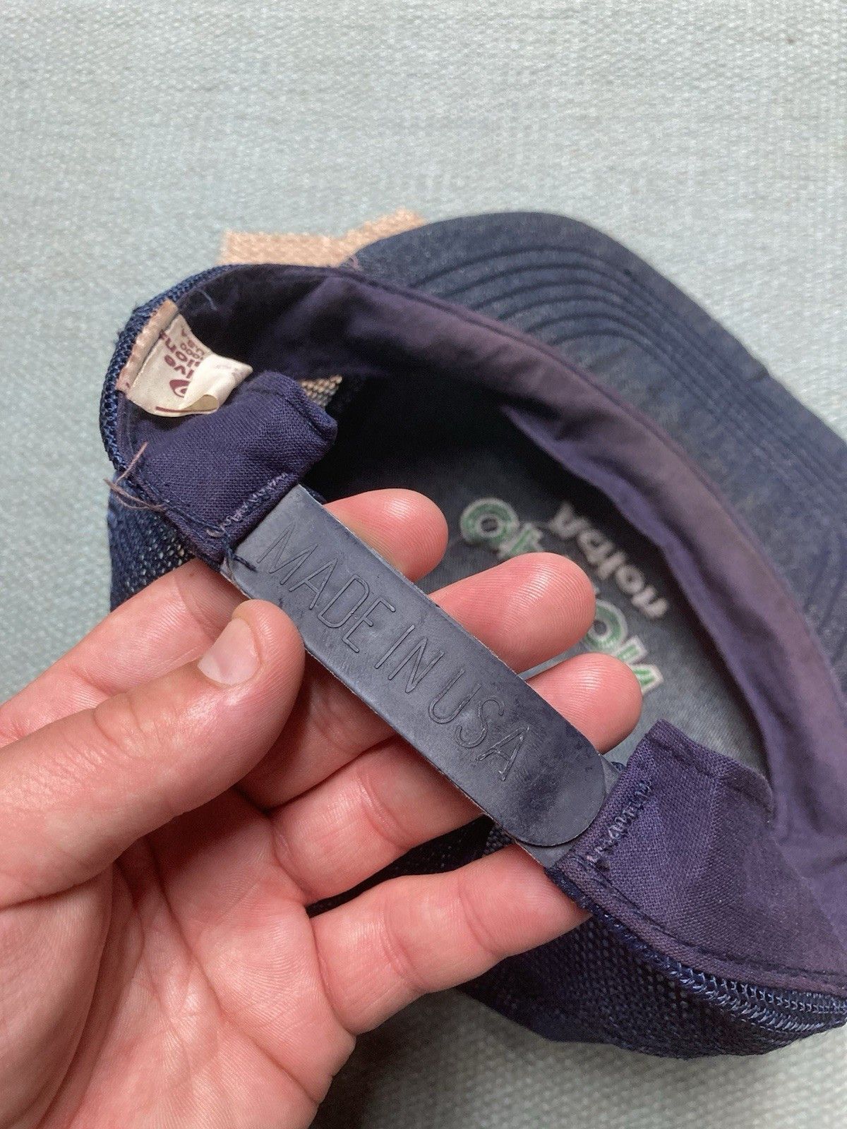 Vintage Vintage 80s trucker hat option action denim dark wash USA Size ONE SIZE - 7 Thumbnail