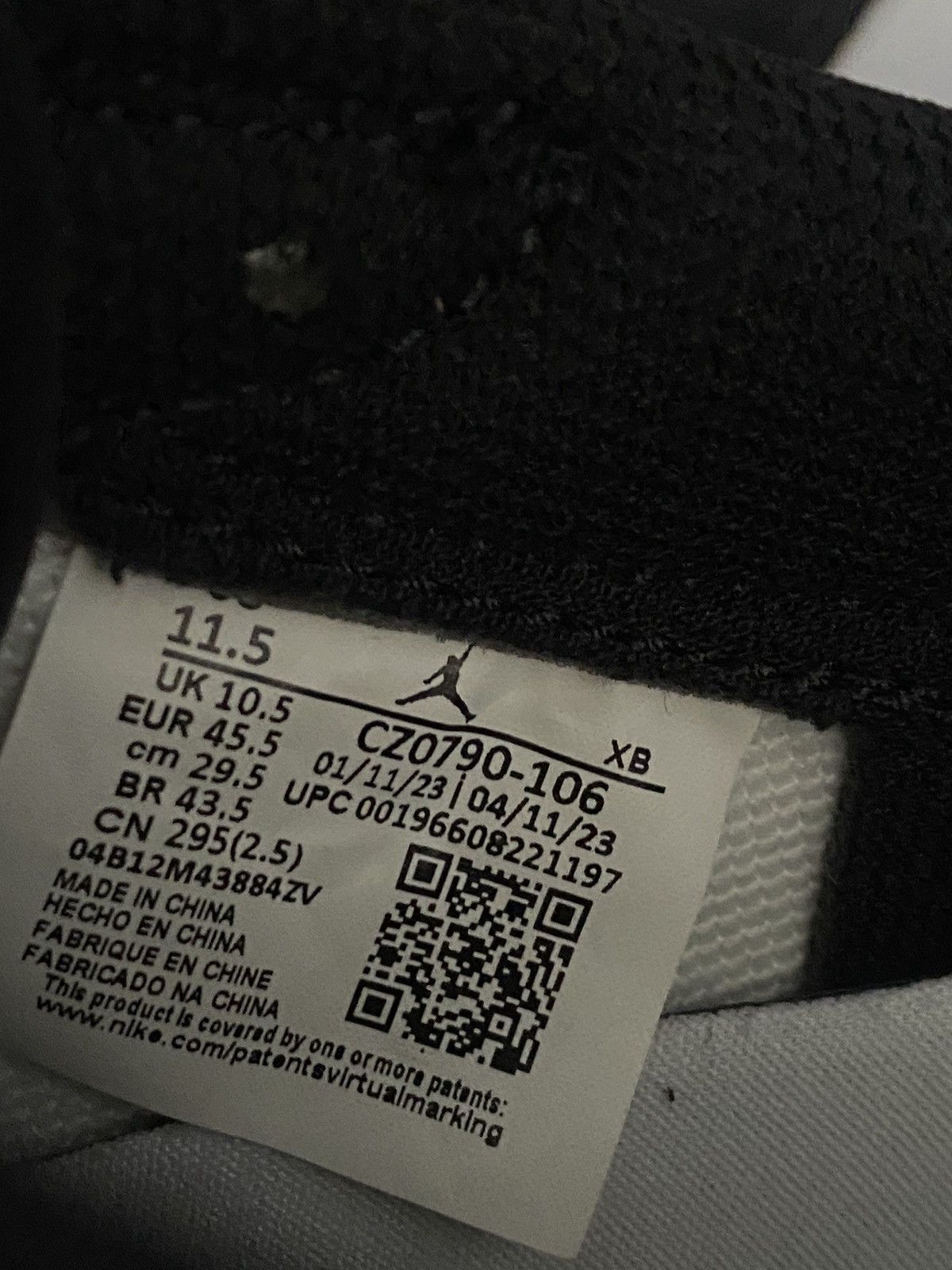 Jordan Brand × Nike Air Jordan 1 Retro Low OG Size US 11.5 / EU 44-45 - 11 Thumbnail