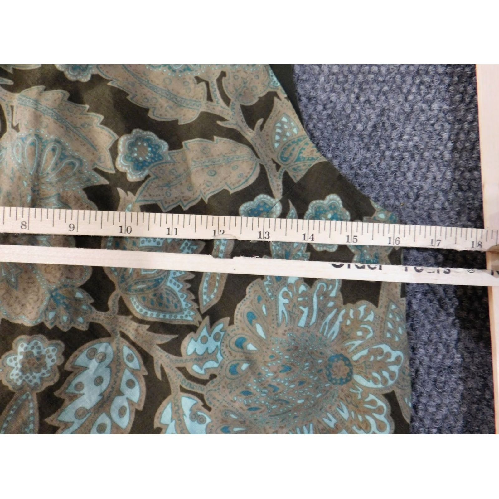 Ann Taylor Loft Blouse Women's Sleeveless Green Floral Ramie Lined Round Neck Casual Size 6 Regular Size M / US 6-8 / IT 42-44 - 5 Thumbnail