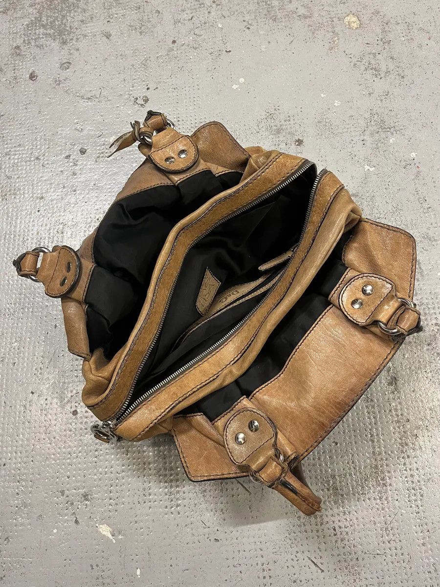 Dolce & Gabbana 2000s Dolce & Gabbana Brown Leather Handle Bag Size ONE SIZE - 7 Thumbnail